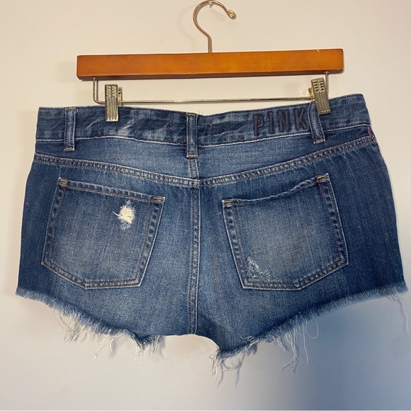 [PINK] Denim Jean Shorts - Picture 2 of 4